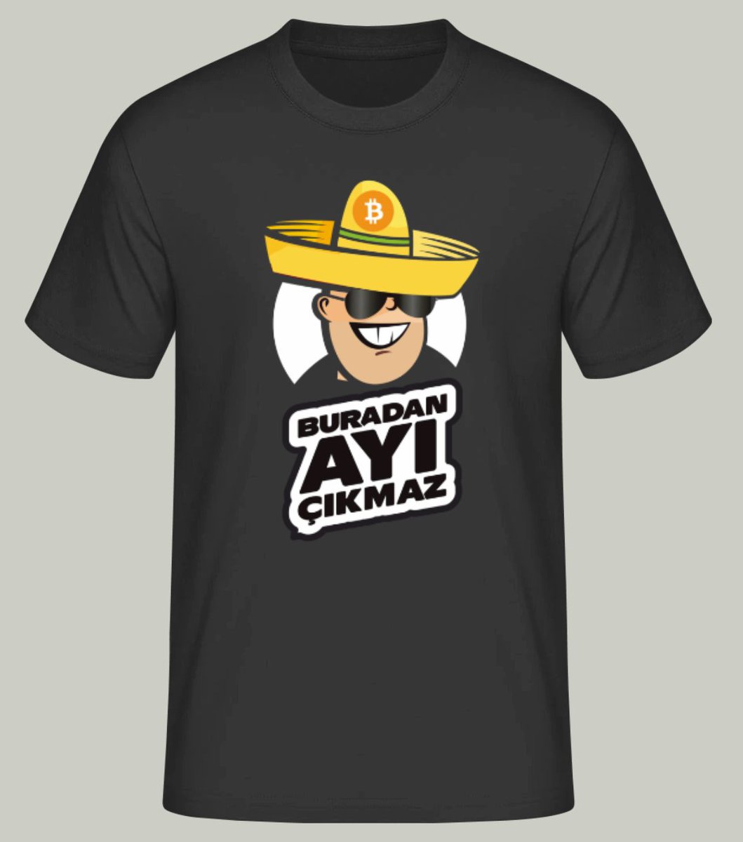 Bu gece çekilişle 5 kişiye Buradan Ayı Çıkmaz tshirti hediye edeceğim. Yapmanız gereken içinde Buradan Ayı Çıkmaz geçen bir yorum atıp rt+fav yapmak. #BuradanAyıÇıkmaz #bitcoin #kriptopara