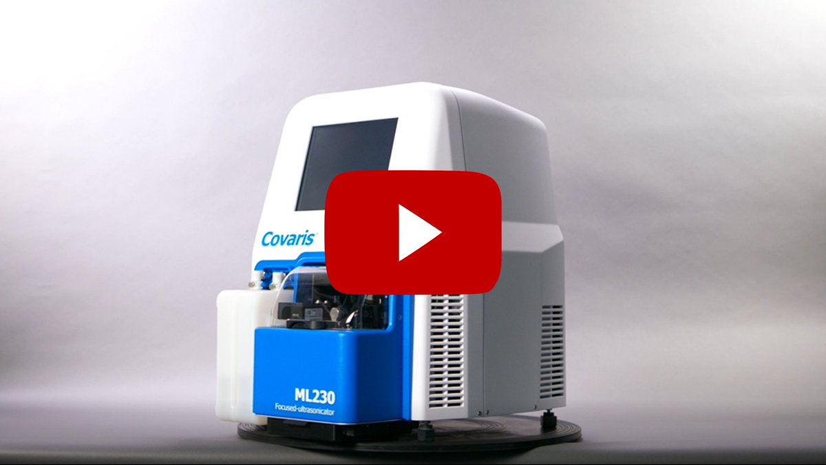 Covaris's tweet image. Have you heard about the ML230? The Parallel #SampleProcessing Platform Powered enables parallel processing of up to 8 samples simultaneously, has a small footprint, &amp;amp; a touchscreen that is easy to clean &amp;amp; maintain. Watch to learn more: bit.ly/3tVXkW8 #SamplePrep