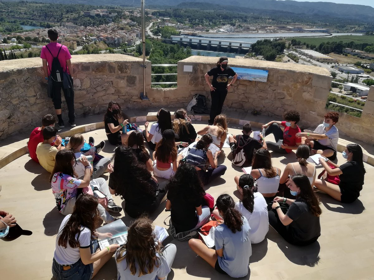 Avui els alumnes de 3r d'ESO visiten el castell de Flix
#GorgsFlix21