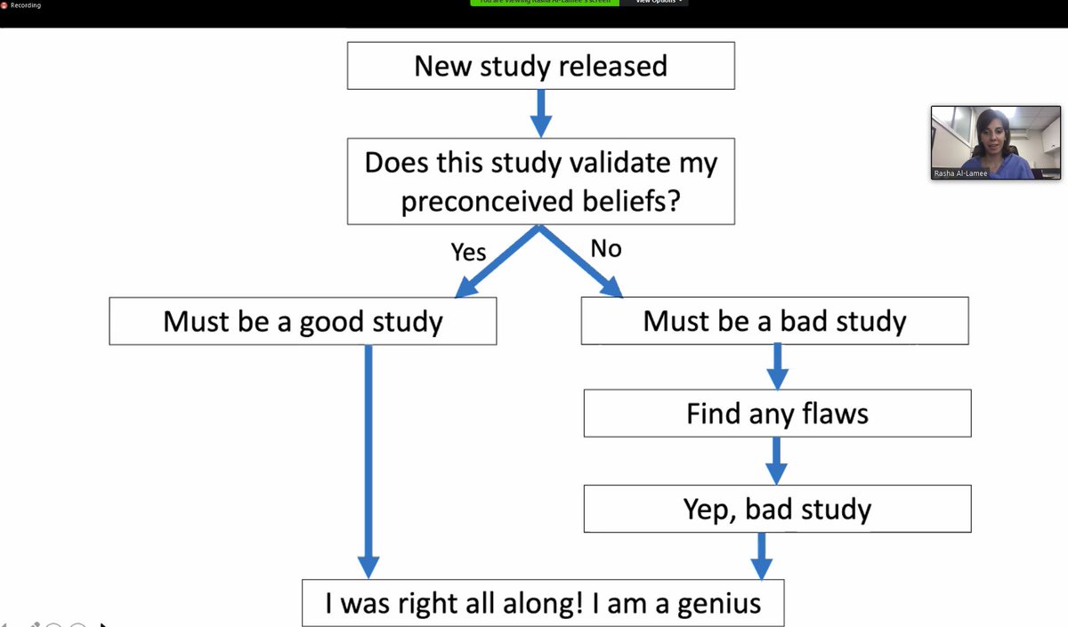 Brilliant @MGHHeartHealth Grand Rounds by @rallamee on placebo-controlled trials for medical procedures. Will be looking forward to ORBITA2, ORBITA-STAR, and ORBITA-COSMIC