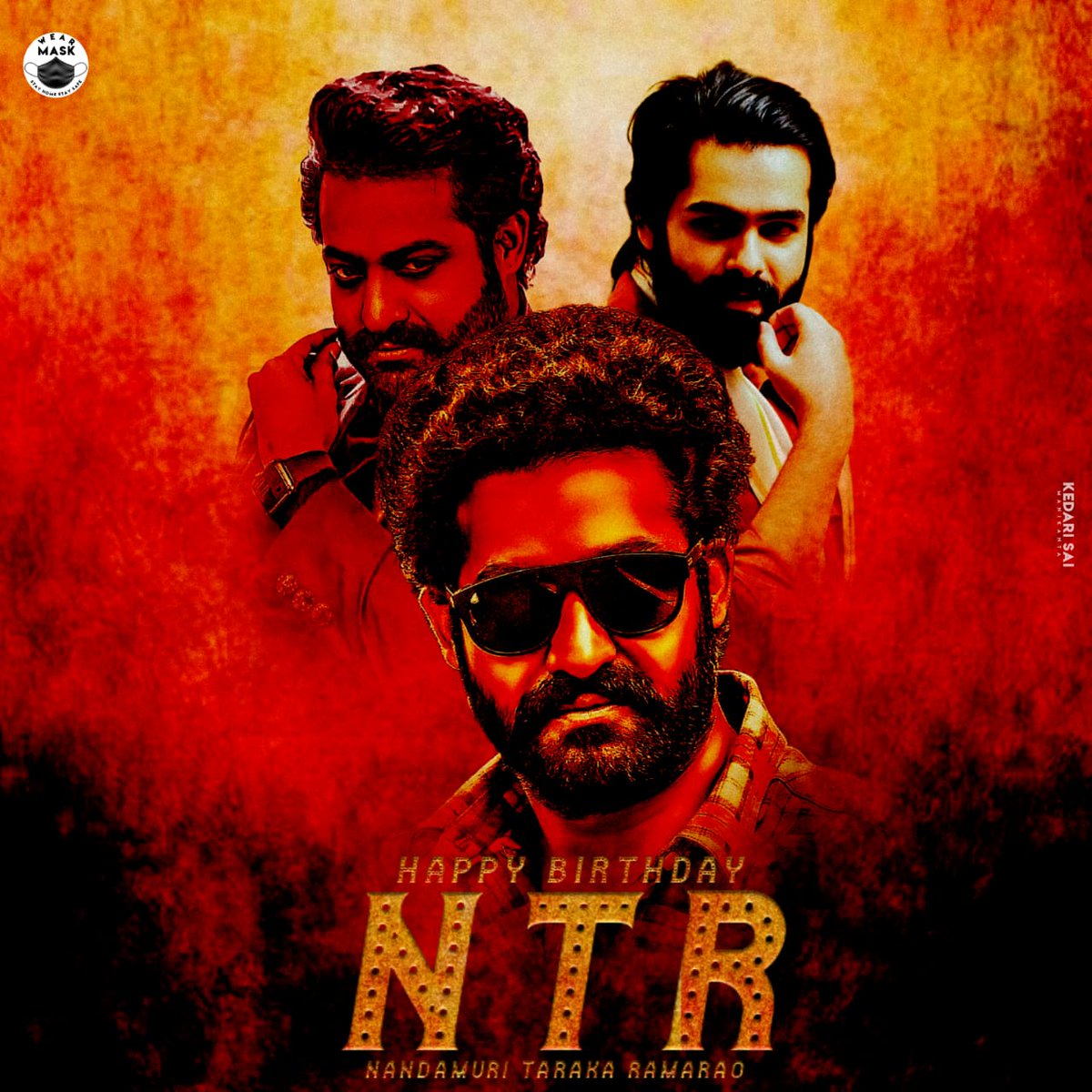 RAPOFanTrends's tweet photo. Wishing you a very happy birthday @tarak9999 garu 😍 #YoungTigerNTR 
From #RAPO fans! 

#HappyBirthdayNTR https://t.co/MRsjjAAlVG