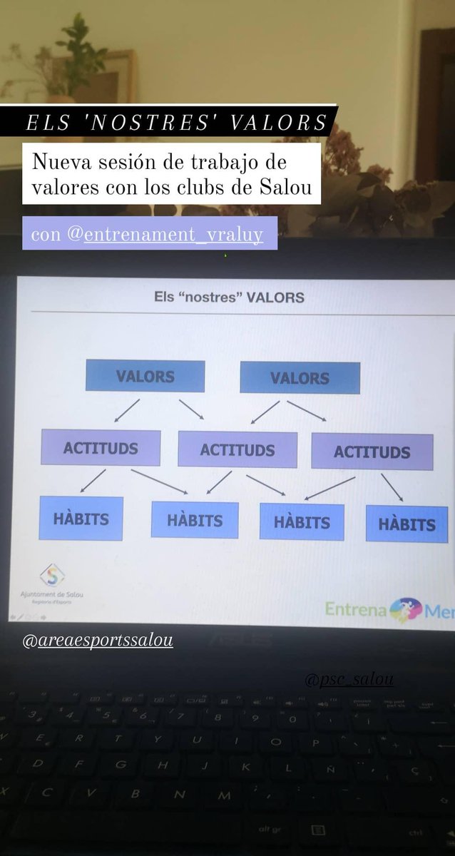 Seguimos trabajando los valores con @Entrena_Ment

#SalouLiveSports
#PsicologiaEsportiva
#PsicologíaDeportiva