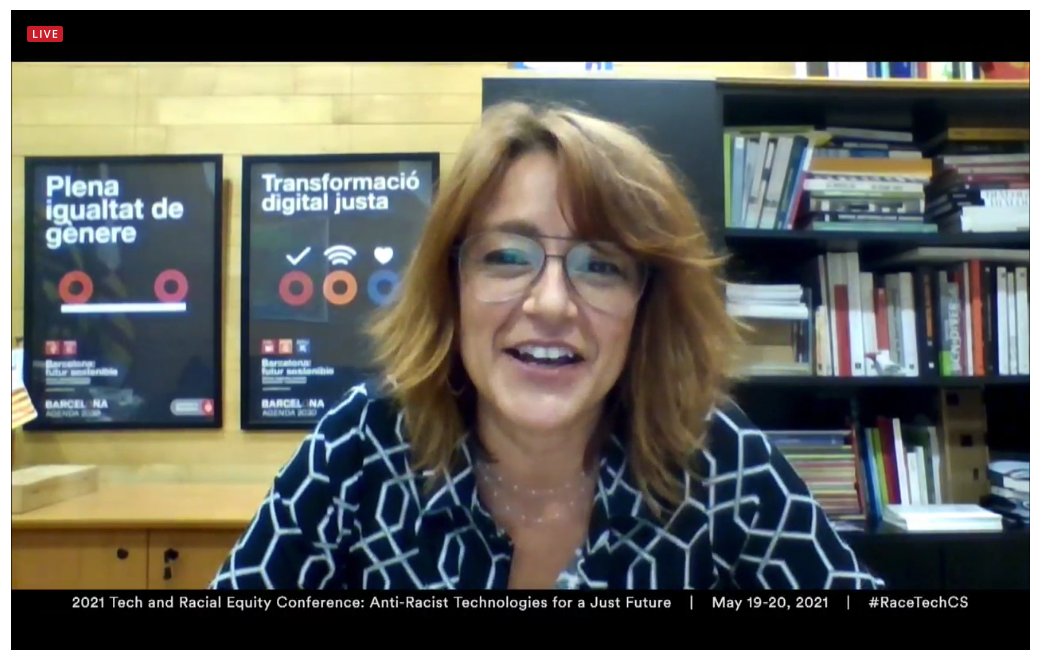 stanfordccsre's tweet image. WATCH NOW: Deputy Mayor of #Barcelona discusses just digital transformation in her city &amp;amp; the unequal negative impacts due to the pandemic by class, gender, and region &amp;gt;&amp;gt; ccsre.stanford.edu/2021-tech-and-…

@StanfordPACS @DigCivSoc @StanfordHAI  #RaceTechCS