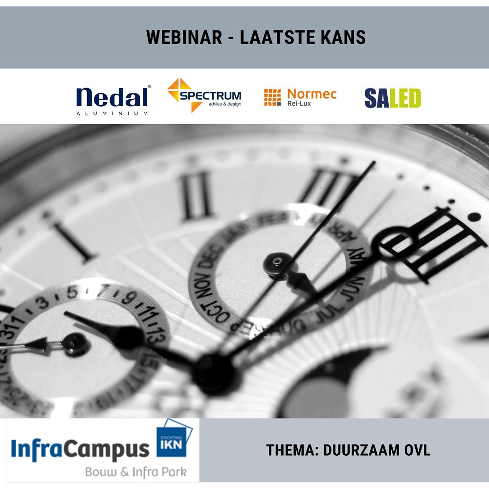LAATSTE KANS😀Morgen is het dan zover🙌. Om 10.00 uur start het Webinar met als thema Duurzaam OVL, waar drie inspirerende sprekers u bijpraten over dit thema. 

Heeft u zich nog niet aangemeld dan is dit uw laatste kans👉bit.ly/aanmelden_Webi…