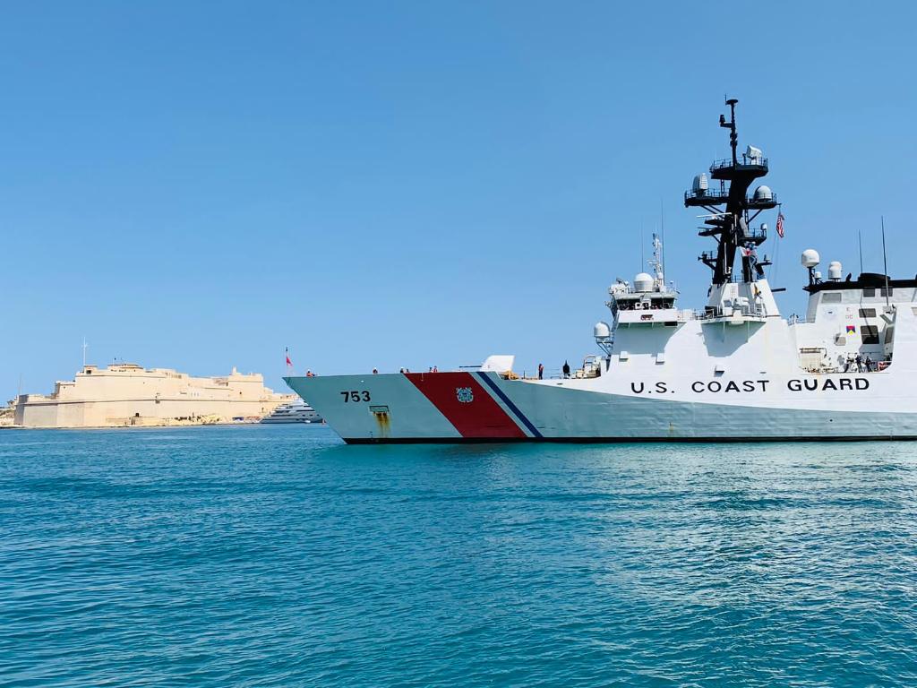 While conducting operations in @USNavyEurope, @USCG conducts port visit in Valletta, Malta. #AdvantageAtSea 

READ ➡️ go.usa.gov/xHzhj