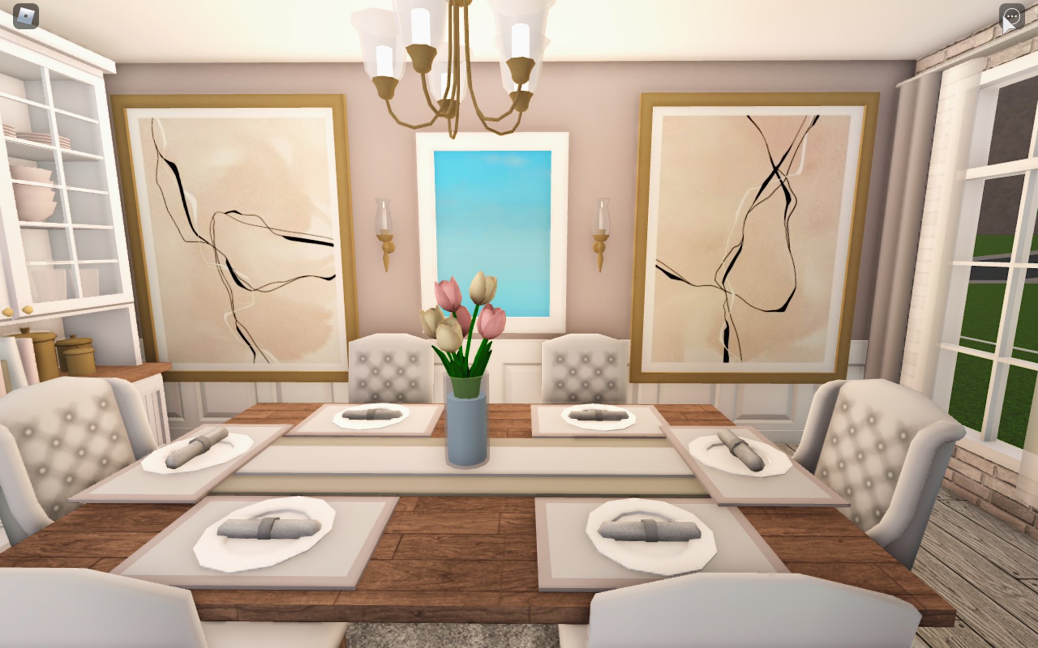 V Code V On Twitter The Dining Room Mini Bar Area Decals Disqani On Ig Link Https T Co Qxtsmx4wnf Roblox Bloxburg Welcometobloxburg Bloxburgbuild Https T Co Rnluqvk9eq Twitter - cute dinning rooms in roblox