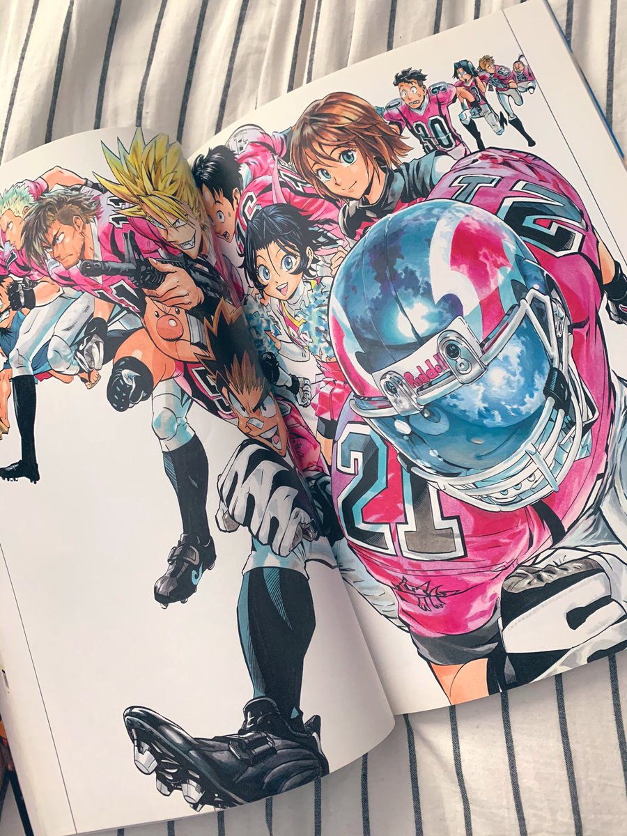 Had to get an artbook of my fave manga—!! Eyeshield 21's art is