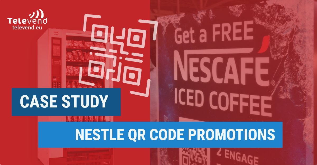 Learn more about how our customer Dynamic Vending used Televend QR code promo vouchers in marketing promotion for Nestle Drinks. New case study ➡bit.ly/3yh4t6P

#customerexperience #casestudy #vendingbusiness #vending #coffee #vendingmachines