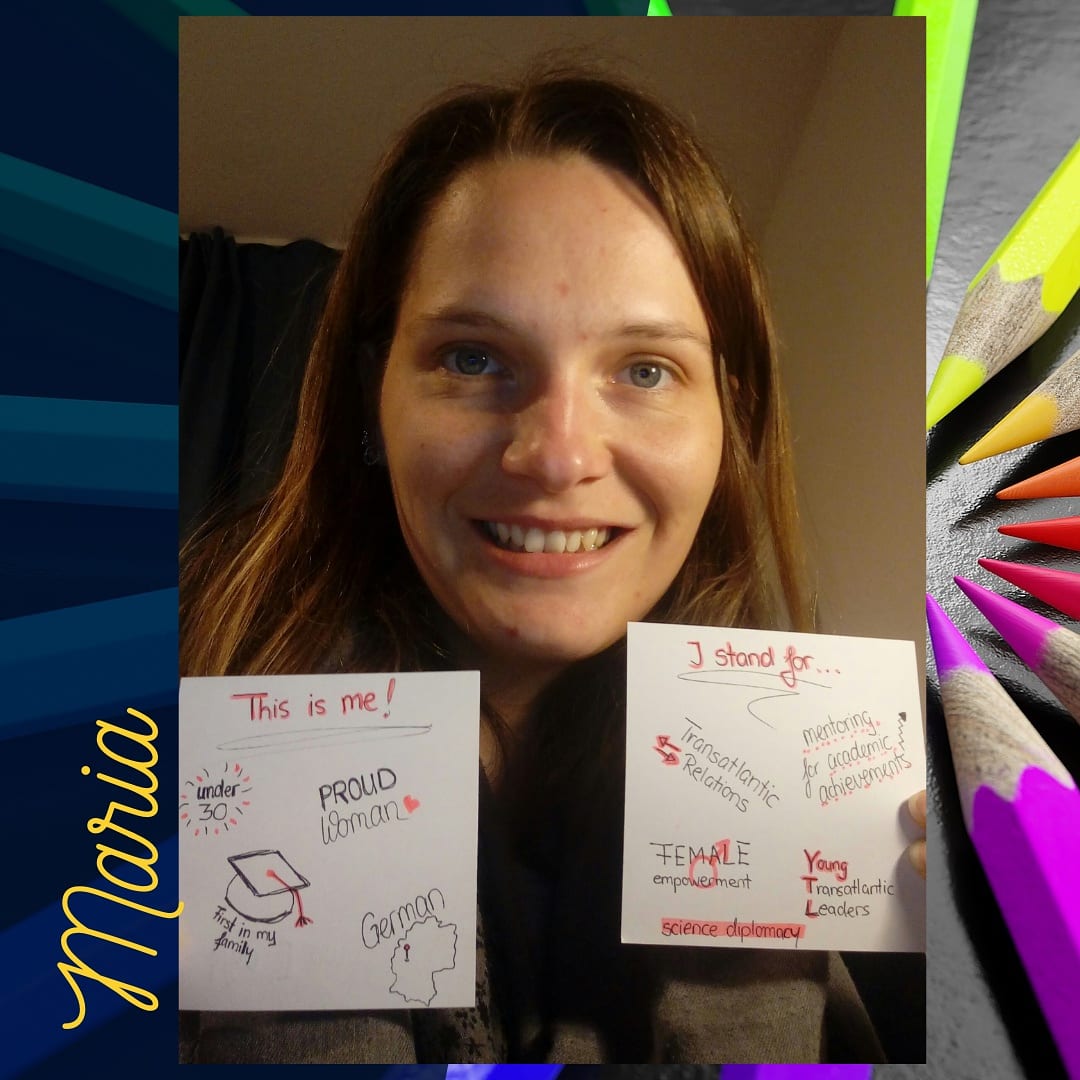 Maria is one of our #YTL participants. Check out who Maria is and what she stands for.
#DDT21 #FlaggefürVielfalt #Vielfaltverbindet #diversity #Diversität #diversitymatters #inclusion #diversityforleadership #diversityandinclusion #transatlanticrelations #youngprofessionalnetwork