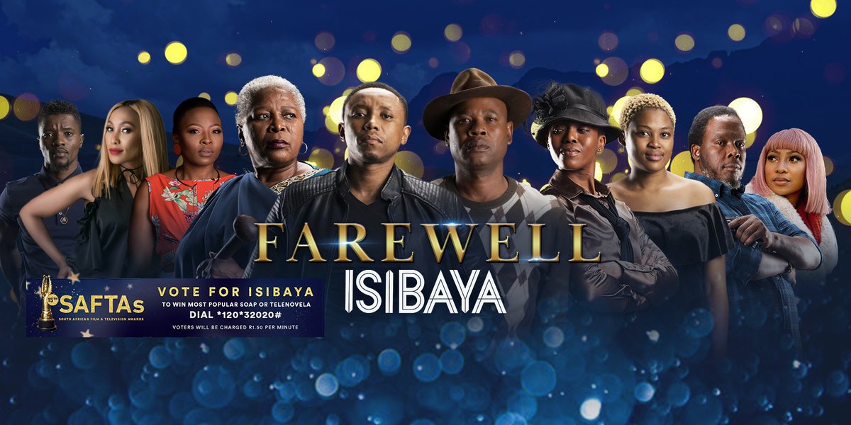 Say farewell to 8 magical seasons of #ISIBAYA with one last vote before lines close at 21:00 tonight! Just dial *120*32020# and follow the prompts to vote #ISIBAYA most popular telenovela. #SAFTAs Watch all the seasons Isibaya on @ShowmaxOnline > bit.ly/3uXNSCT