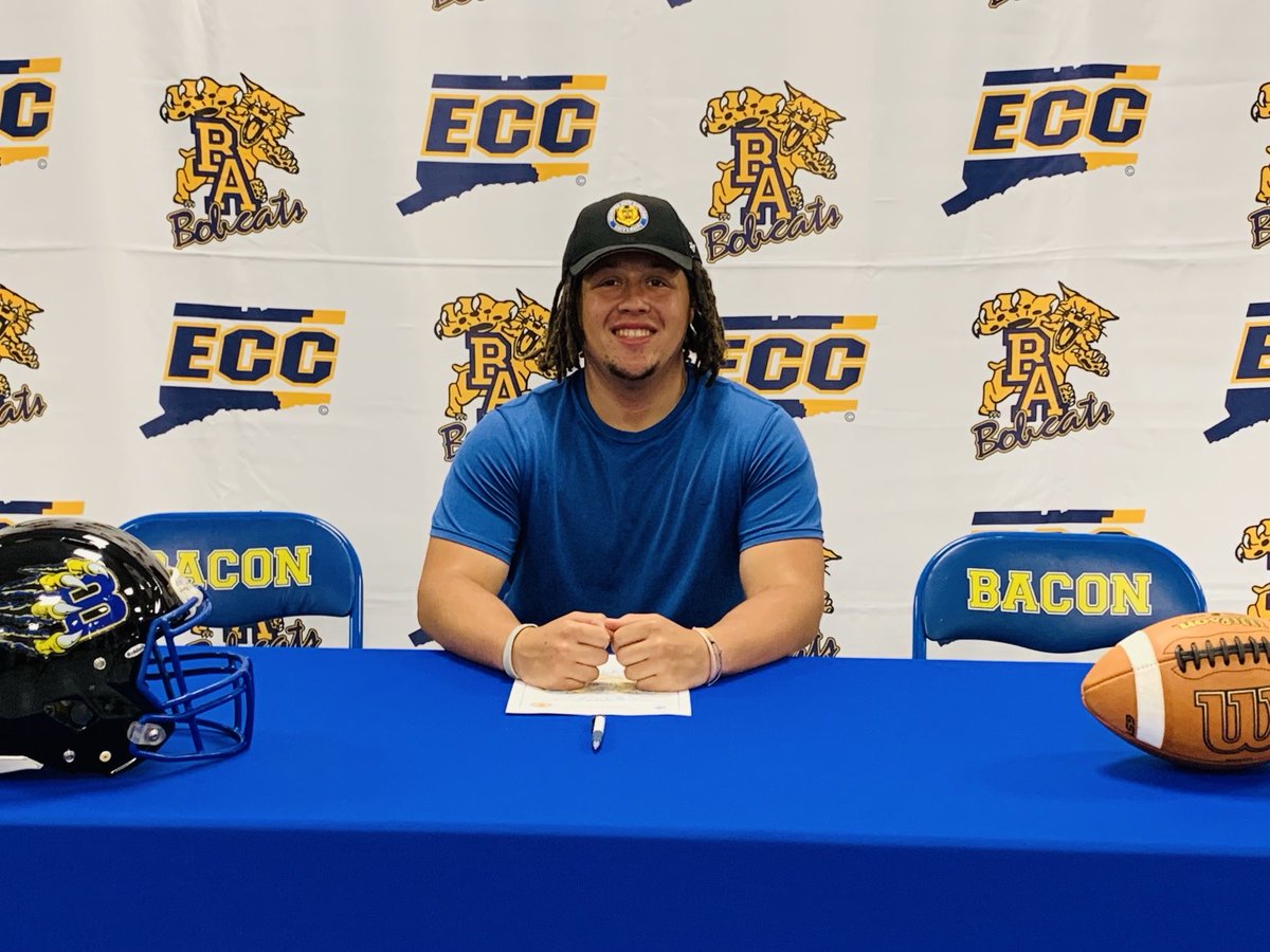 BaconAthletics's tweet photo. Student Athlete Celebratory Signing Day at Bacon Academy - Dylan Graham - Football - Western New England College https://t.co/1q0eZU59hx
