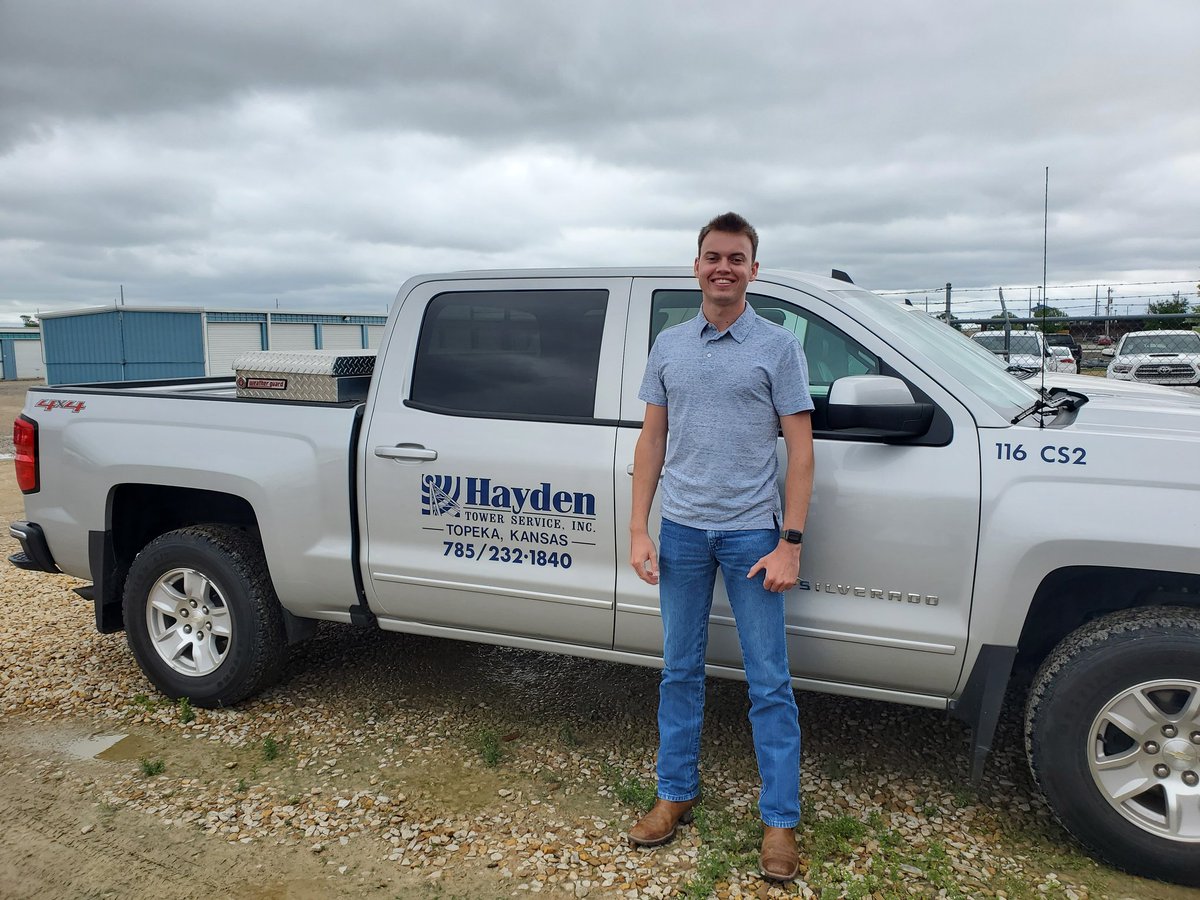 tower_hayden's tweet photo. Welcome Kyle to the Hayden Tower Service Team!  #NATE #ElevateWireless https://t.co/SaF3P8qAN7
