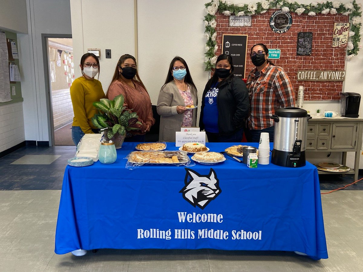 RhmsBobcats's tweet photo. Classified appreciation week! RHMS runs on classified support. Thank you for all you do. @RHMSPrincipal @mlrod32 https://t.co/gv9fcZTmja