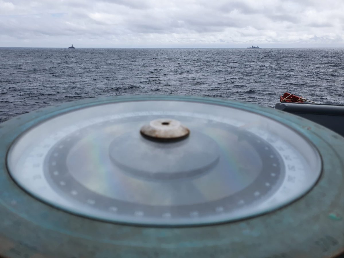 Armada_esp's tweet image. La fragata #CristobalColon continúa con su intensa actividad en el ejercicio #AtSeaDemonstration/#FormidableShield 2021 para conseguir cohesión e interoperabilidad en la defensa #IAMD junto al resto de unidades aliadas.