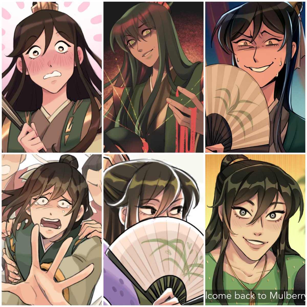 happy birthday nie huaisang i once again somehow did not have time to draw something specifically but i DID update my collages, so here's to another full calendar year of this guy 😔💚 