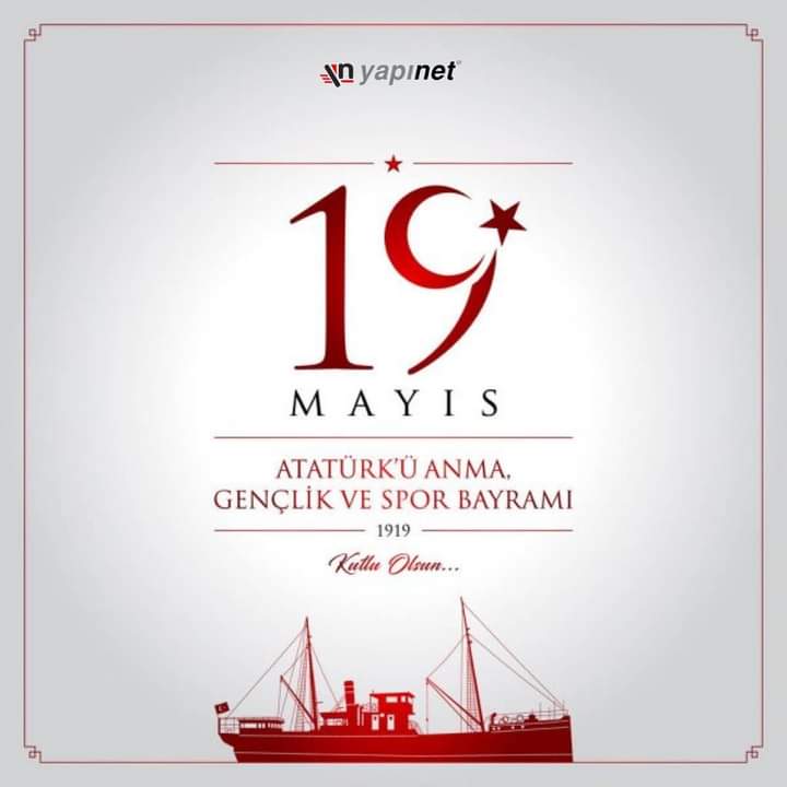 #19Mayıs Atatürk’ü Anma, Gençlik ve Spor Bayramımız Kutlu Olsun! 🇹🇷