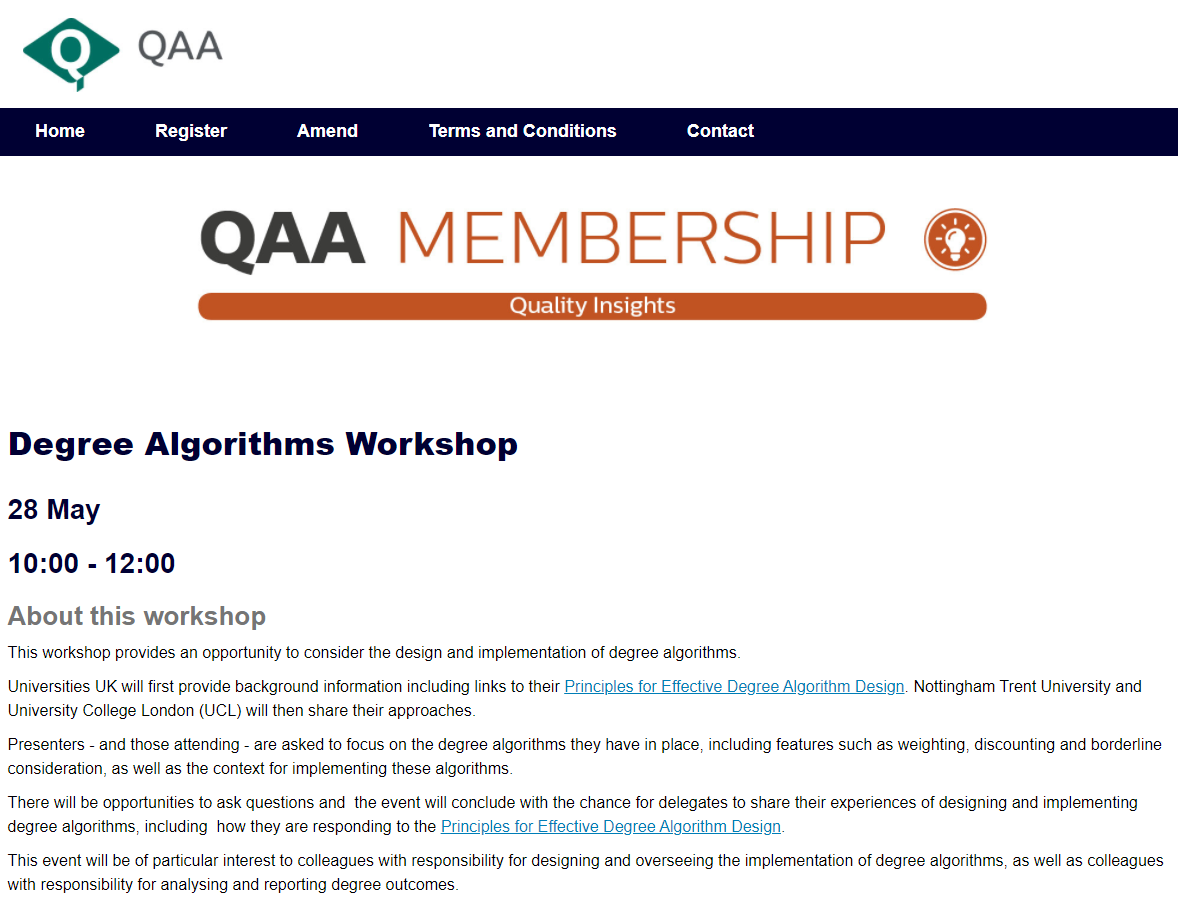 AssessmentStuff's tweet photo. Will be speaking at this event on Friday 28th May. About fairness. It's always about fairness.
#DegreeOutcomes #DegreeAlgorithms #GradeInflation #assessment @QAAtweets #QAA
https://t.co/NlfXDGDkdr https://t.co/IdaONRytBS