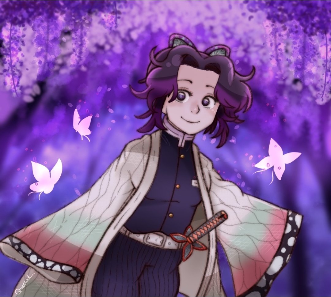 Shinobu kocho desenho arte anime kimetsu yaiba demon slayer