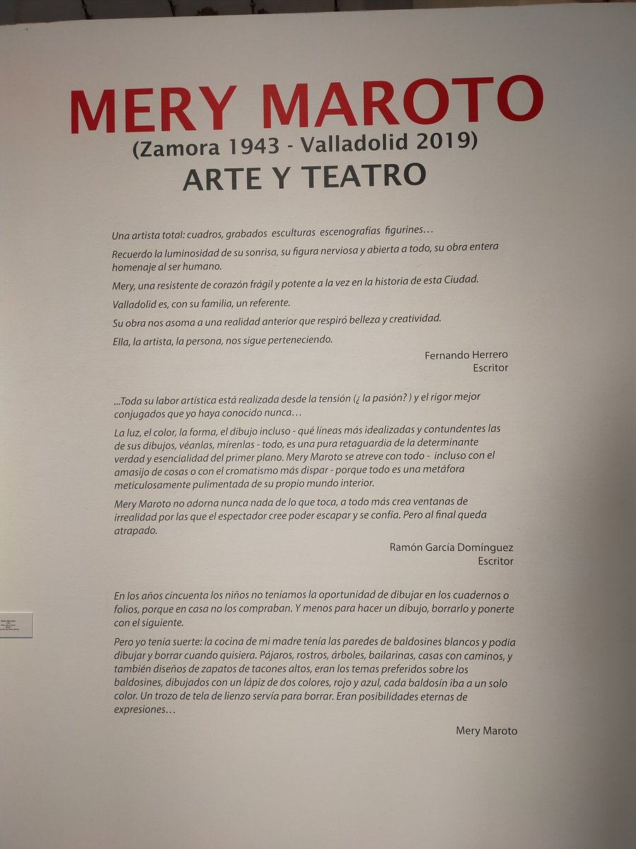 JimenaAlmenara's tweet photo. Exposición de Mery Maroto en Las Francesas.
Sólo por la escultura de la mujer y el pez ya merece la pena. Pero hay muchas más sorpresas. Atención mundo del teatro: figurines y escenografías.
https://t.co/uJrmuyaYUf https://t.co/7xABQIKANm