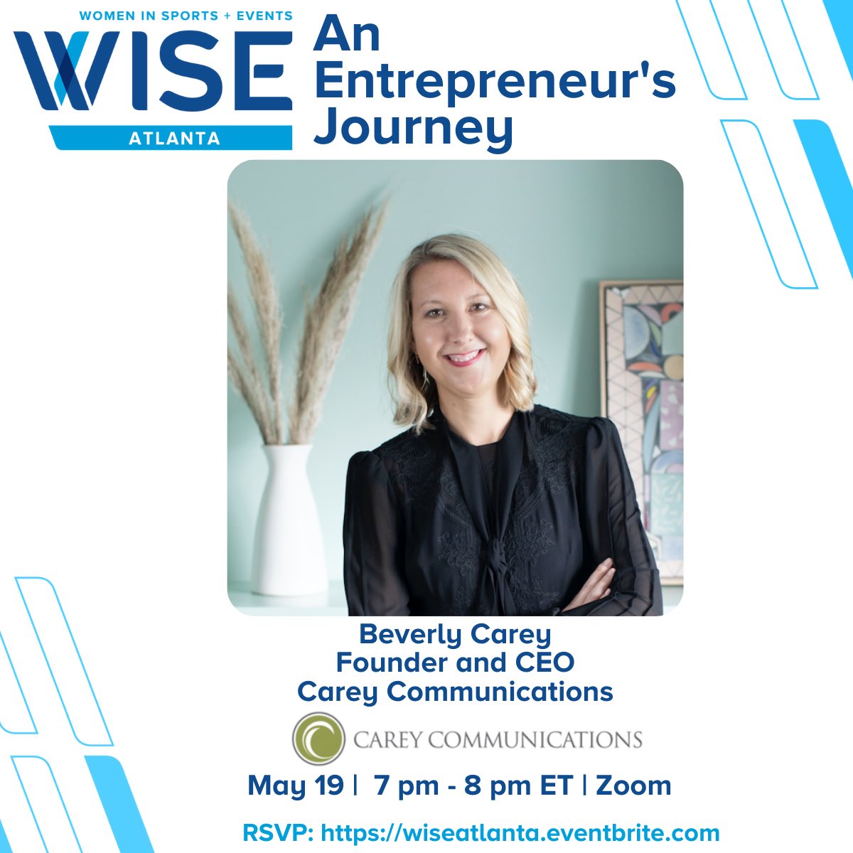 WISEAtlanta's tweet photo. Tune In Tonight! Beverly’s company has worked on 8️⃣ Olympics.  Register: https://t.co/iFNyRGXN2h https://t.co/JCvdWcTqGp