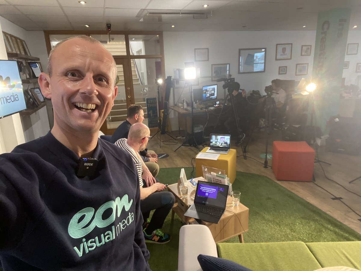 In the studio/on the grass with <a href="/johncant78/">John Cant 🌐</a> <a href="/FEOHull/">ForEntrepreneursOnly</a> <a href="/Blink_Video/">Blink Video</a> <a href="/eonmedia/">Eon Visual Media</a>