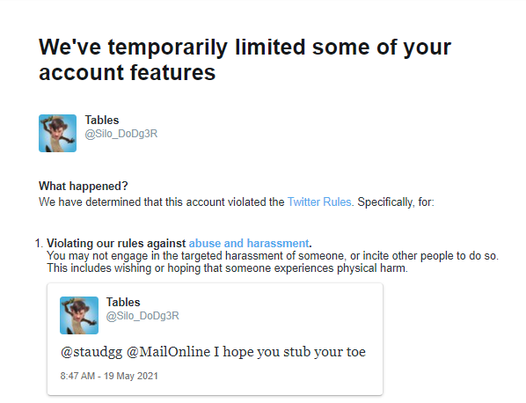 TablelegA tweet picture