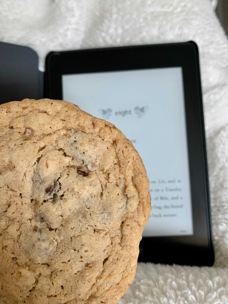 Nothing quite like a good book and an even better cookie 🥰
