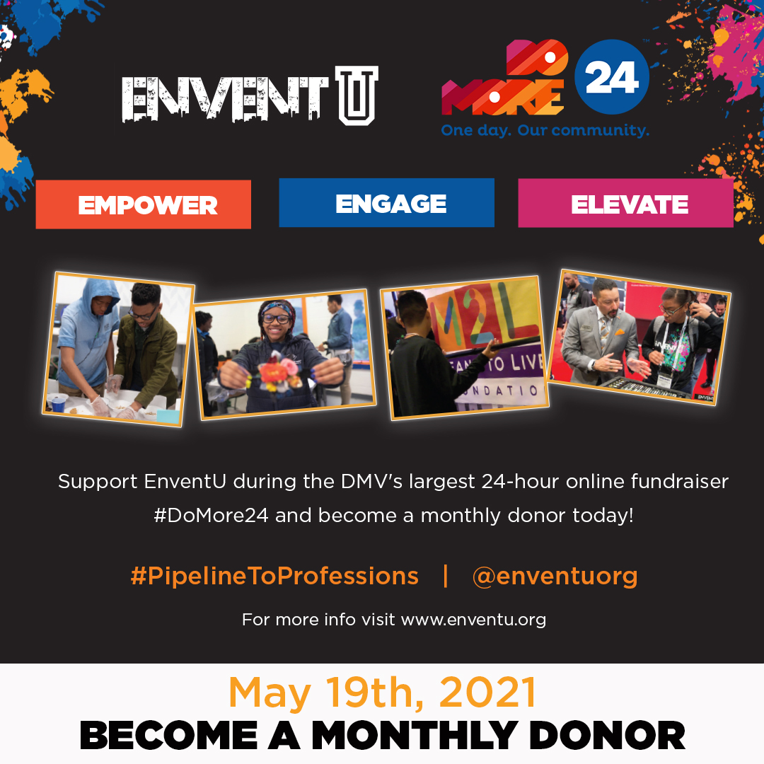 EnventUOrg's tweet image. We've not yet reached today's goal, but there's still plenty of time to spread the word &amp;amp; #DoMore!! Help #EnventU surpass today's $5K goal, can continue on our path to building a #PipelineToProfessions in the #eventsindustry. Donate Here! ow.ly/9pGT50EQIS4 #DoMore24
