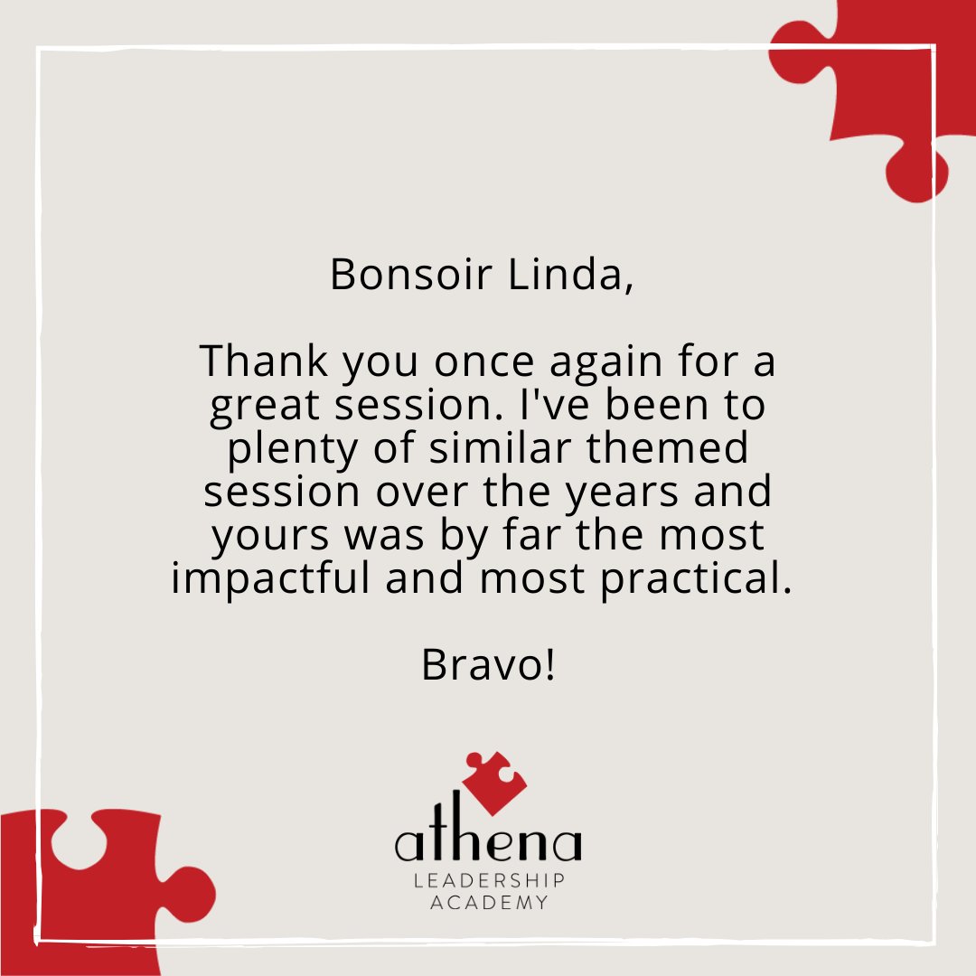 Athena Leadership Academy specialises in partnering with firms and organisations who understand that supporting their leaders with both the skills and mindset for success is not just important; it is essential.

Click here to learn more -  buff.ly/3gVjJ3b