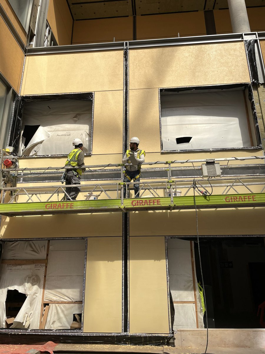 Back at MMH in Sandwell completing the work we started back in 2017 before the demise of Carillion. Hopefully it dries a little darker 🤔🤞🏼