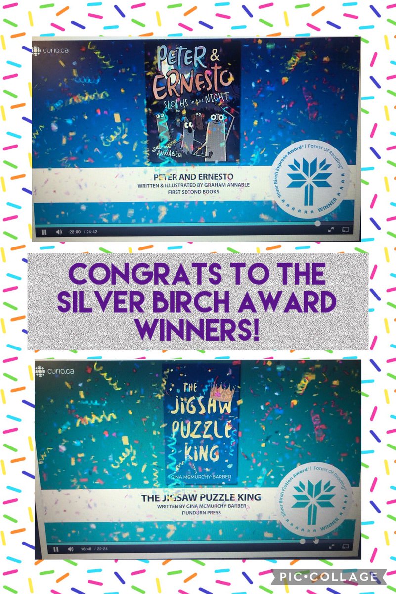Another great day of viewing parties at <a href="/LakeSimcoePS/">Lake Simcoe PS</a> to celebrate <a href="/ForestofReading/">Forest of Reading</a> awards! Congrats to these two books which were favourites among our students! <a href="/SCDSBLiteracy/">SCDSBliteracy</a> <a href="/SCDSB_Schools/">Simcoe County District School Board</a>