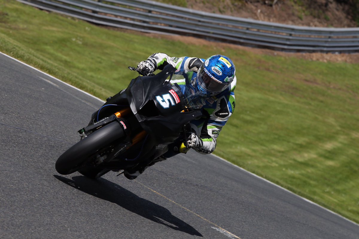 DAORacing's tweet photo. A productive day for @deanharrisonTT and the team at our local track @Oulton_Park for today’s @OfficialBSB test - great to see fans back trackside and the sun even came out to play too! #bsbisback #kawasaki #bsbtest https://t.co/VqIpnwRzzf