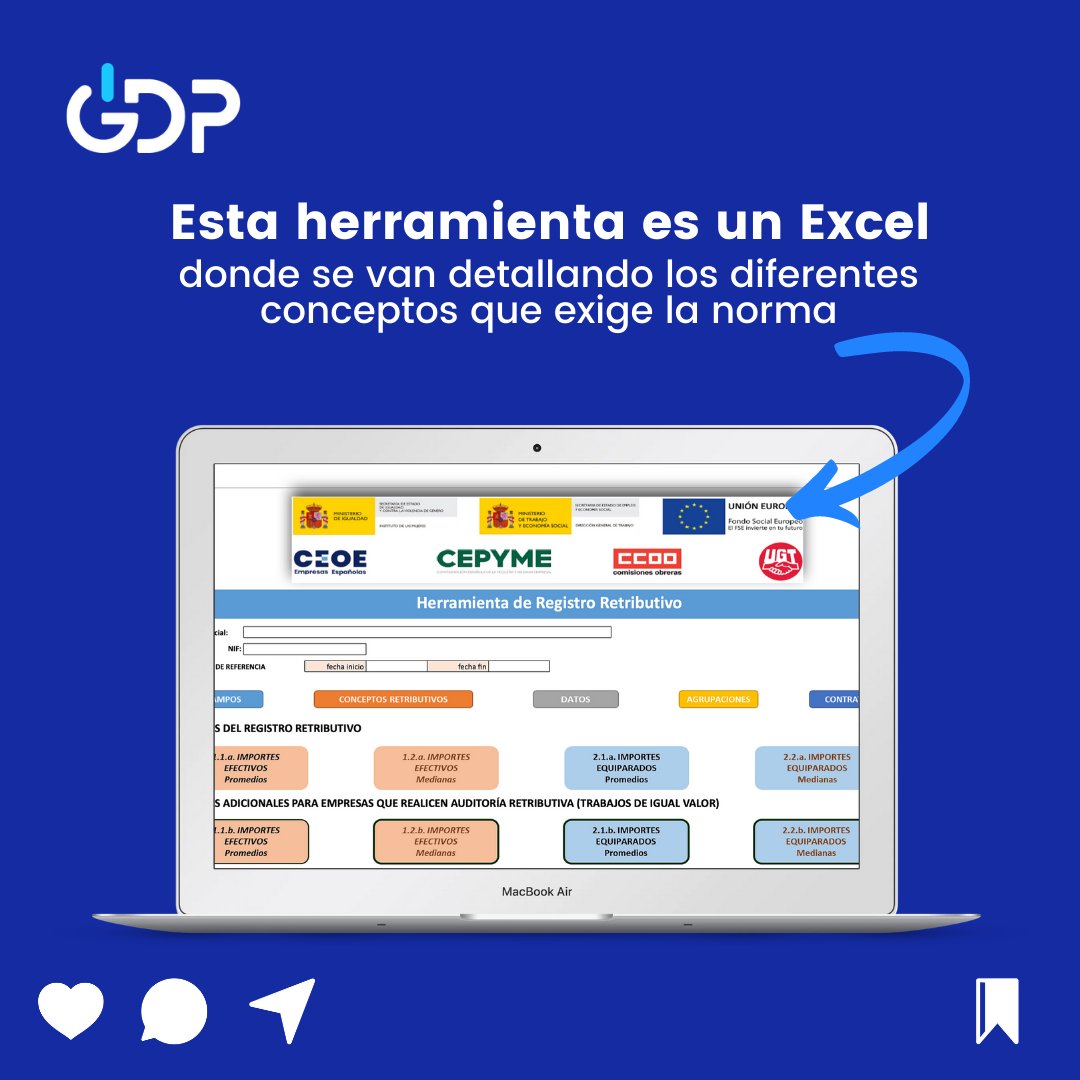 GPimes's tweet image. ✔️ ¿Sabía que a partir del pasado 14 de abril todas las empresas deben presentar el registro salarial retributivo?

👇 Mira la guía completa y descarga la herramienta en nuestro blog.👇
gestoriadepimes.com/es/nueva-herra…

#gestoriaonline #autonomosespaña #pymes