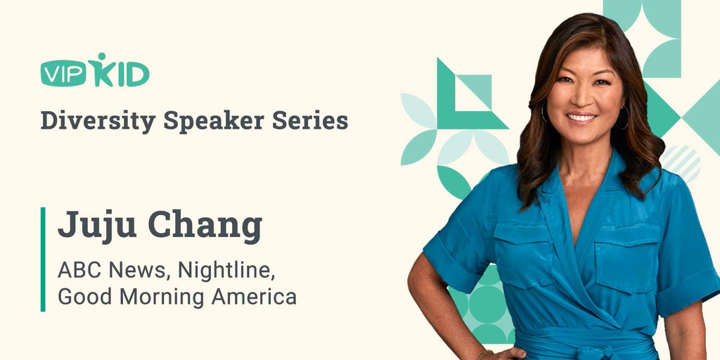 TheVIPKIDLife's tweet photo. Join VIPKid in our Diversity Speaker Series with Emmy Award-winning journalist, Juju Chang!
This talk will be a free event for the VIPKid teacher community taking place over Zoom on May 20th from 5:30-6:15 p.m. (Eastern Time).
Join us: https://t.co/1TZIqm5Ba3 https://t.co/5T6OWEfeSY