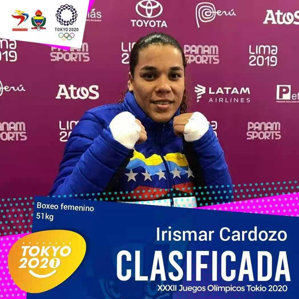 Felicitaciones a nuestra boxeadora Irismar Cardozo, es la clasificada número 28 que participará en los Juegos Olímpicos #Tokyo2020. Vaya nuestras buenas energías para ti muchacha, sigue dejando el nombre de Venezuela muy en alto. ¡Vamos por más victorias!