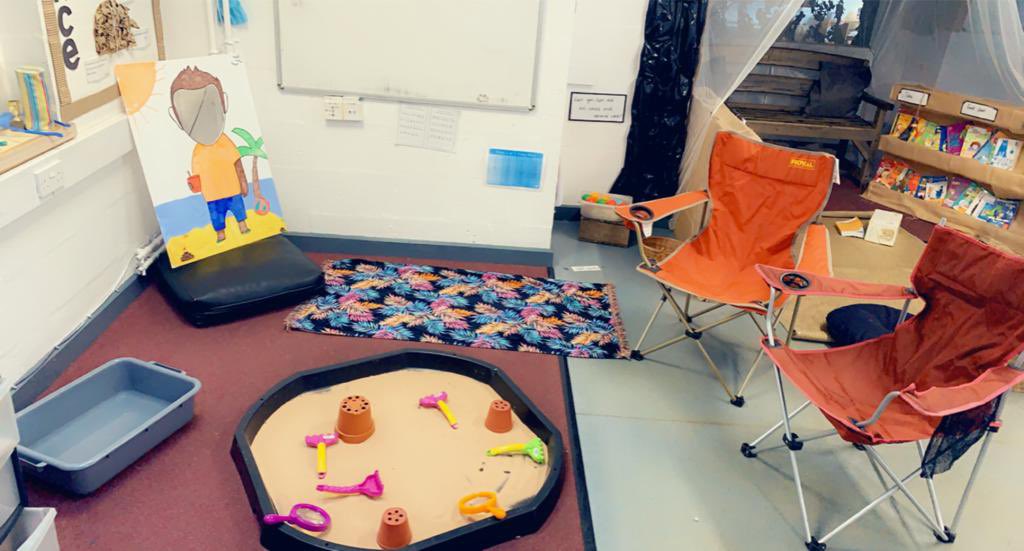 As we can’t go to the beach, we decided to bring the beach to our year 2 kids today for their WOW experience! Let’s just say the sand was everywhere by the end of the day🙈 only means they enjoyed it 🙌🏼@paprimary