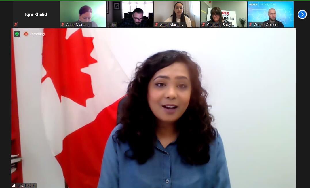 iamIqraKhalid's tweet photo. This afternoon we kicked off the #VisionZero Youth Network with @TL2DToday! 🚗

Any death on the road is too many. TL2D is closing the gap in #driversed to make roads safer for everyone, with a little help from #CSJ2021 and our federal government.
#NotWorthTheRisk #RoadSafetyWeek https://t.co/AASQxDW64e