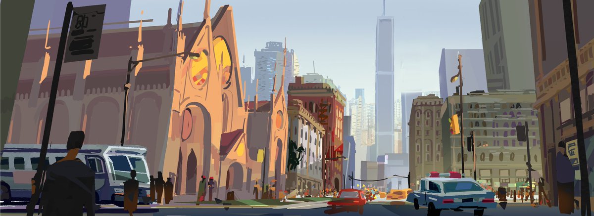 NYC looks different after the Rift 👀 For Abaddon #visualdevelopment #gamedev