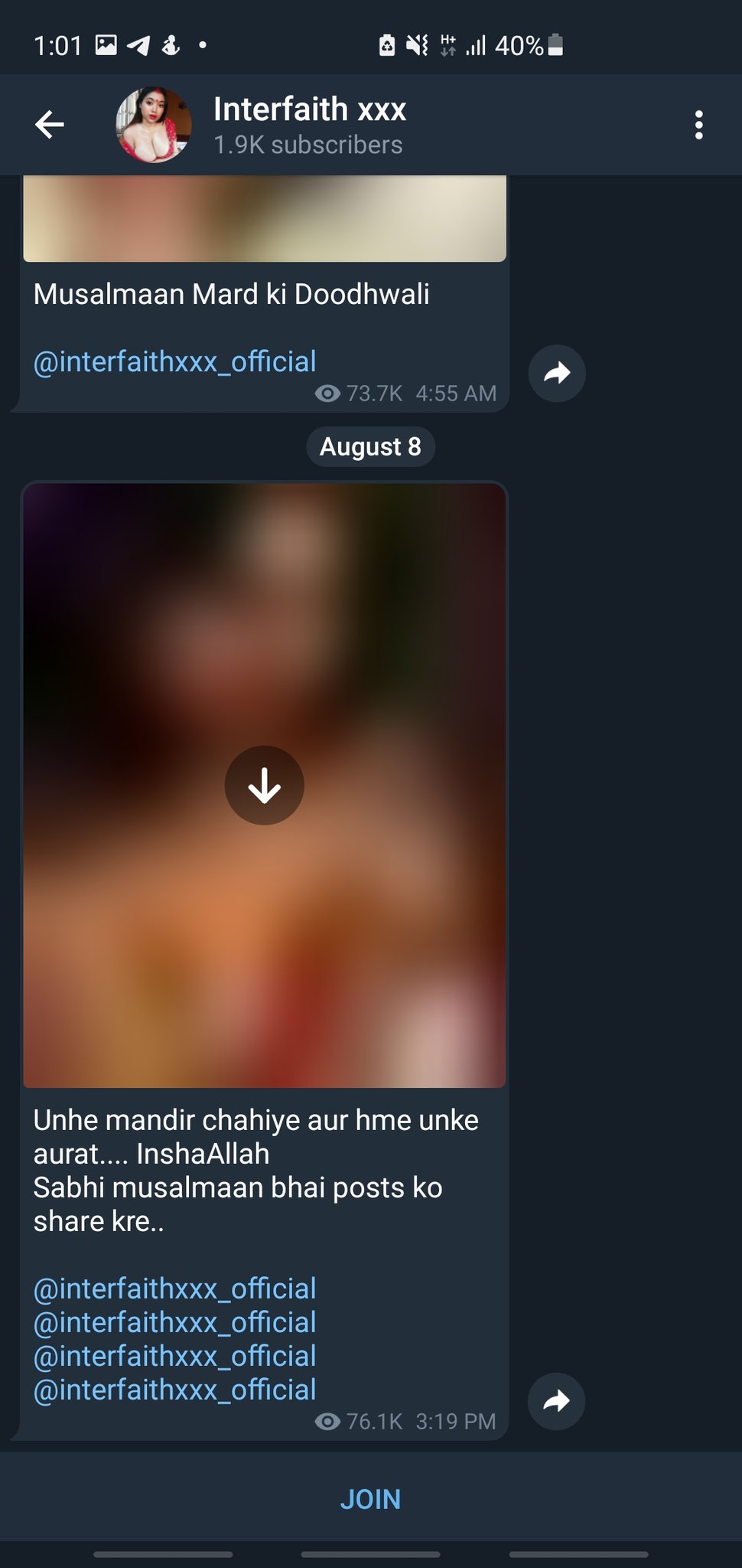 Dev Bhanushali on X: A channel named Interfaith xxx run by m$lims of  India and Pak have been sharing pictures and making derogatory comments on  Hindu women. Dear Sanatani women, Love Jihad