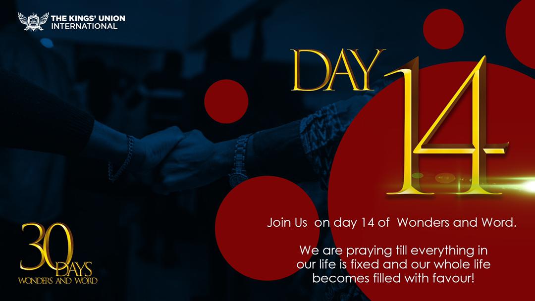 thekingsunion's tweet photo. Word and Wonders Day 14!!!

We continue today🔥
Join Us!
https://t.co/cZvWJHmCnW

#Day14 #30DaysofWaW #TKU2021 https://t.co/ZOTxJJTI4T