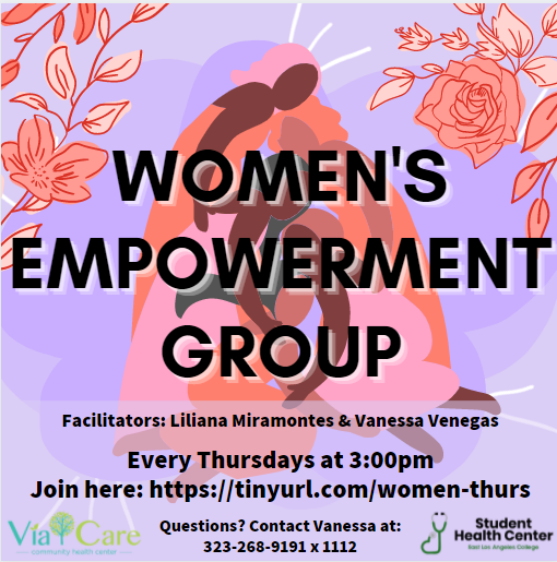 ElacHealth's tweet photo. Do you want to feel empowered?

Come to our Women's Empowerment Group!

Thursday May 20th
3:00p.m.

Come join us!
Link will be @elacstudenthealth bio! https://t.co/H0NouVWK9f