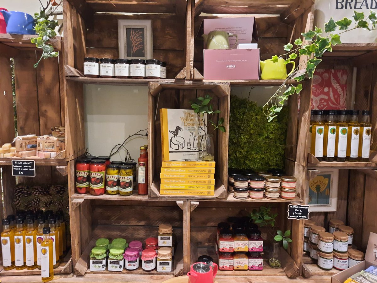 Just fab to be open again today at our Portadown deli for takeaway. We're easing ourselves in gently &amp; will be fully open for indoor food from Mon 24th. Thanks so much to all our customers. Lots of retail products on the shelves &amp; chillers #kimchi #kombucha <a href="/YD_Bakery/">Yellow Door Bakery</a> #realbread