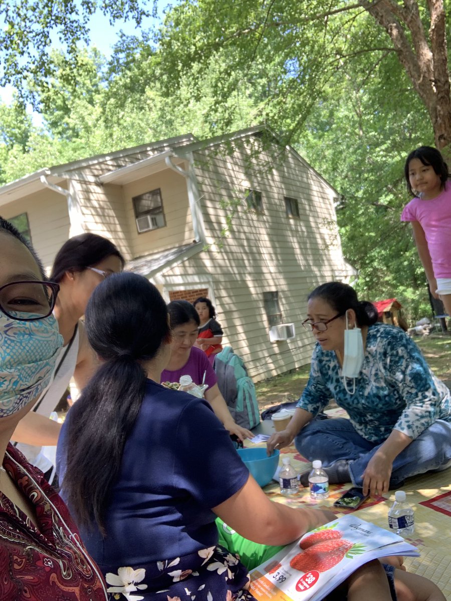 It’s a beautiful day four our Burmese interpreter to assist parents with CHCCS Summer Success forms!😊 <a href="/chccs/">Chapel Hill-Carrboro City Schools</a>