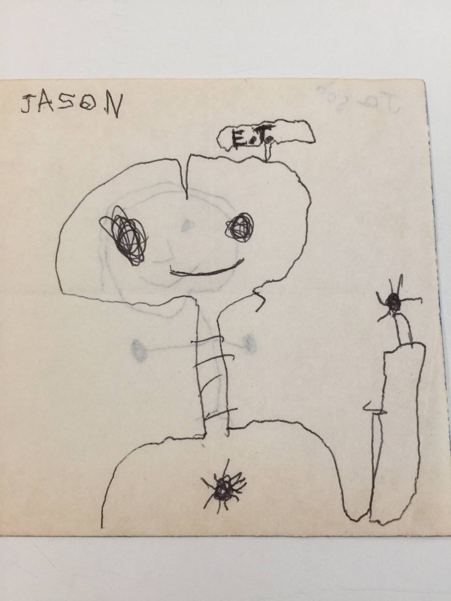 k4fly's tweet image. Mom just sent me this masterpiece from my childhood. I think I misinterpreted what ET was trying to say there. Also, my handwriting hasn’t changed one bit.