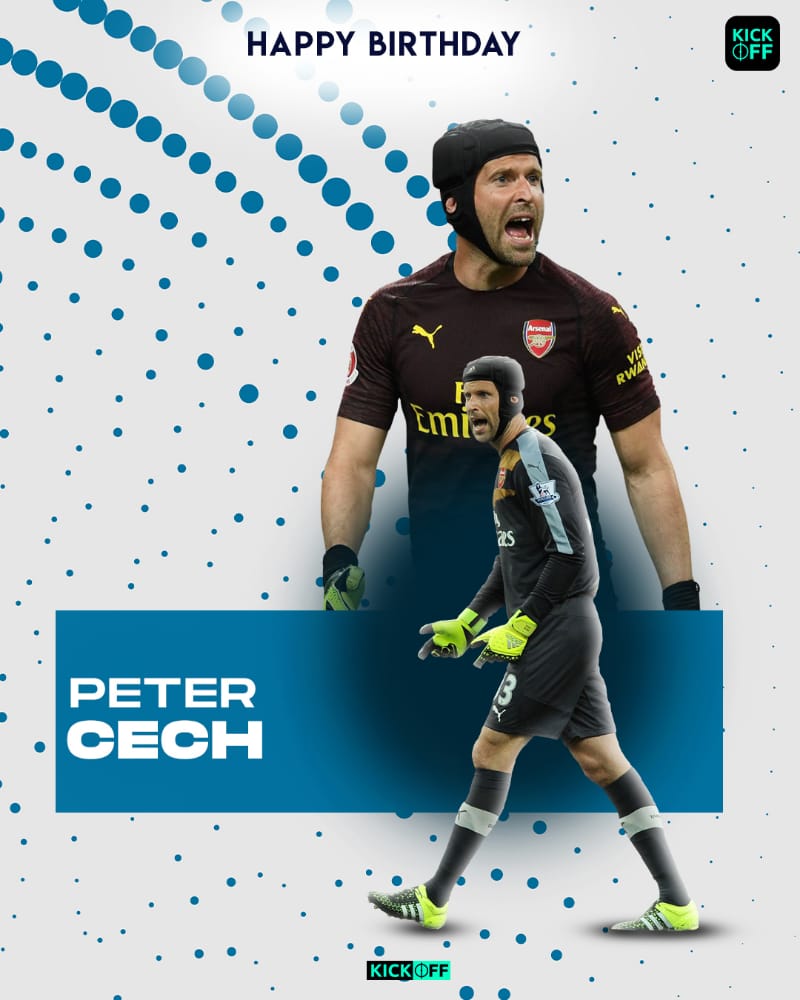 Happy Birthday to Chelsea\s Czech Republic legend, Petr Cech !  . 
. 
. 
©KICKOFF 