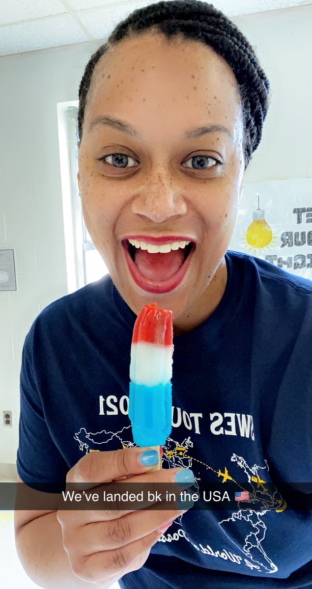 Quin_Tate's tweet photo. 🗣WooHoo we’ve come Full Circle ⭕️ and landed back in the USA 🇺🇸 This Virtual Field Trip is a wrap 🛬 It’s been FUN 🥰 Thanks SWES for the Experience @EaglesSouthwest @Supt_Hamlett @FCPSchoolsTN @FCPS_PIC #FellowThings @CAOacademicsfcs https://t.co/un5f4trens