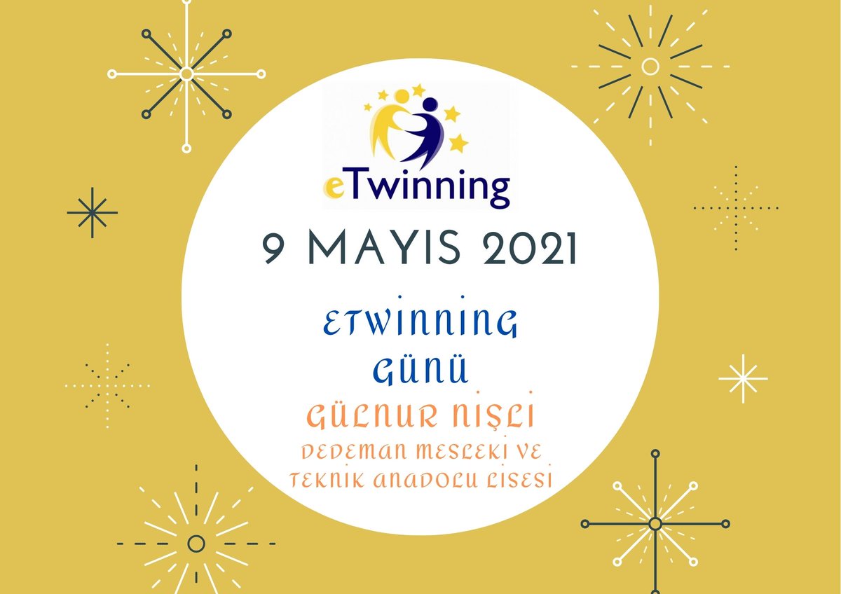 Gülnur NİŞLİ/Dedeman Mesleki ve Teknik Anadolu Lisesi
9 Mayıs eTwinning günü