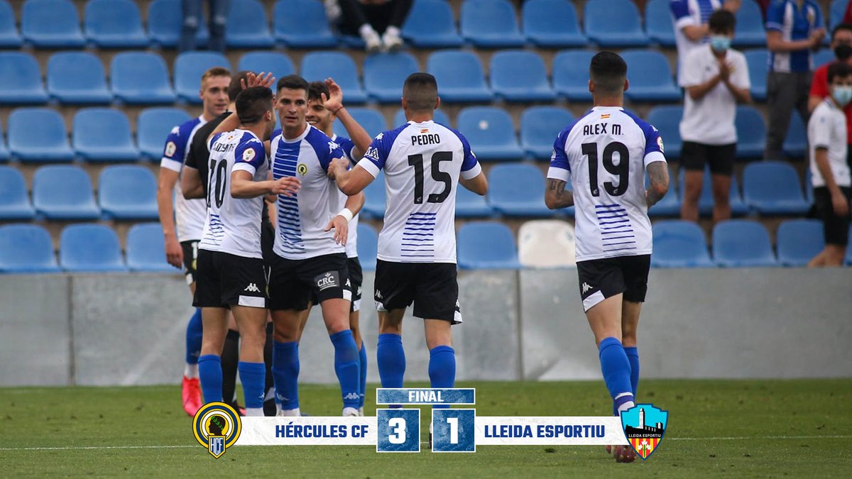 Hércules CF 💙🤍💯 (@cfhercules) on Twitter photo 🙌🏻🙌🏻🙌🏻🙌🏻🙌🏻
¡FINAAAAAAL! ¡FINAAAAAAAAAAAAAAAAAAAL! ¡VICTORIA EN EL RICO PÉREZ!
<a href="/cfhercules/">Hércules CF 💙🤍💯</a> 3️⃣➖1️⃣ <a href="/lleida_esportiu/">Lleida Esportiu</a>
#HérculesLleida
💙 #MachoHércules 🙌🏻🙌🏻🙌🏻🙌🏻🙌🏻
¡FINAAAAAAL! ¡FINAAAAAAAAAAAAAAAAAAAL! ¡VICTORIA EN EL RICO PÉREZ!
<a href="/cfhercules/">Hércules CF 💙🤍💯</a> 3️⃣➖1️⃣ <a href="/lleida_esportiu/">Lleida Esportiu</a>
#HérculesLleida
💙 #MachoHércules