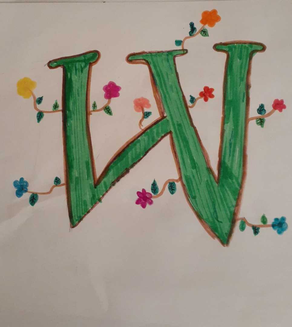 İclal Öğrenci/Gülnur NİŞLİ/Dedeman Mesleki ve Teknik Anadolu Lisesi
eTwinning için çizdiğim w harfi