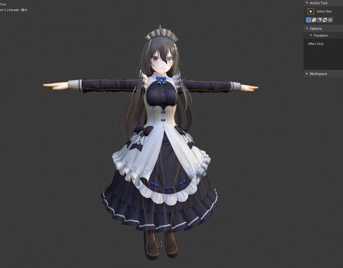 Blenderのtwitterイラスト検索結果